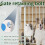 Stair Gate Replacement Parts Kit 10mm Threaded Spindles and Wall Prote 2