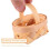 48Pcs Wood Chip  Baskets Manual Woven Baskets Ornaments Candy Storage Box 8