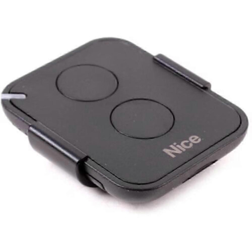 NICE FLO2RE ON2E/A 2-Button Remote for Gates & Garage Doors RB400 RB1000 Black 2