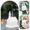 Xmas Desktop Charm Plastic Mini Snow House Model 5