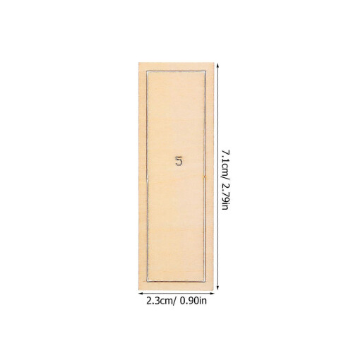 4 Pcs Mini Chinese Dollhouse Screen Model Wooden Decor Set 1
