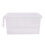 6x Kitchen Storage Box W/ Lid Slide Handle Fridge Cupboard Organiser Basket Case 5
