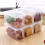 6x Kitchen Storage Box W/ Lid Slide Handle Fridge Cupboard Organiser Basket Case 7
