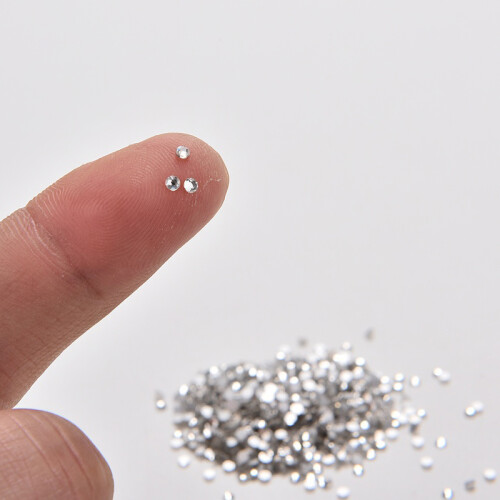 (2.0 Mm) 1.6mm/2mm Clear Flatback Rhinestones - 1440 Pcs