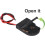 portabatterie a bottone CR2032 da 3V con interruttore on/off e cavi 3
