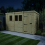 13 x 6 Pent Shed Tanalised (Single Door, With Windows) 3