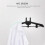 Foldable Garment Steamer Ironing Machine Clothes Hanger for Home Black 3