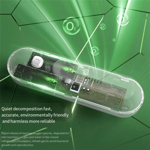 Fridge Deodorizer Rechargeable Air Purifier Refrigerator Odor Eliminator Food Preservation Deodorizing Silver 2