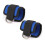 (Blue) 2pcs Adjustable Ankle Straps for Cable Machines 2