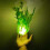 (Black) Floating Fireball Lamp with Simulated Artificial Flame and Clear Wearable 4