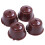 12Pcs for  Plsatic Refillable Coffee Capsule with Spoon Brush 200 Times Reusable Compatible Nescafe 2