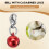 Bells Jingle Bell Pendant for Dog Cat Collar canvas backpack 2