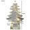 Mini Shiny Christmas Tree with Lights Desktop Ornament Card Set A 2