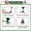 50cm Tabletop Mini Artificial Pine Xmas Tree with LED String Lights & Ornaments 3