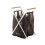 Trash Bag Holder with Wood Handle Portable Kitchen Garbage Sorting Rack Separate Recycling Waste Bin for Camping A 6