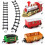 12-piece Battery-Powered Christmas Train Set - Tree & Table Decor & Kids Gift 2