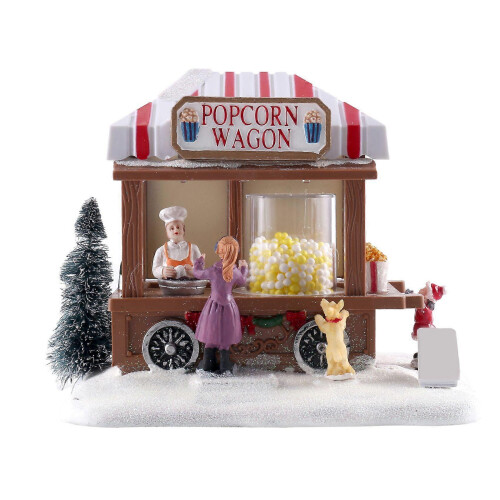 LED-Weihnachtsdorfhäuser, mehrfarbig, mit Musik 1