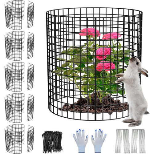 18Pcs Plant Protector from Animals Rustproof 137inch Metal Mesh Plants 2