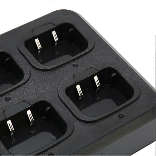 Efficient 6-Way Multi-Unit Charging Base for BF-888S Two-Way Radios 1