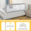 Gymax GYMAX Baby Bed Rail Vertical Lifting Mesh Bedside Guardrail with 24 Ad 2