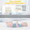 Gymax GYMAX Baby Bed Rail Vertical Lifting Mesh Bedside Guardrail with 24 Ad 6