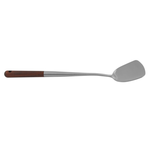 3X Espátula Wok e Conjunto de Ferramentas de Concha, Espátula de 17 Polegadas para Wok, Espátula Wok de Aço InoxidáVel 1