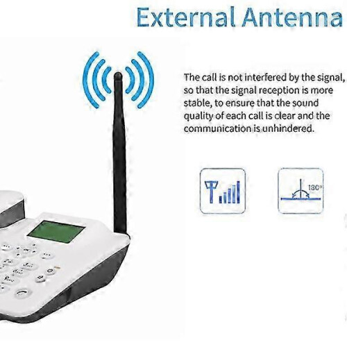 Telefono cellulare GSM per casa e ufficio, compatibile con schede SIM 4G/5G. 1