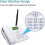 Telefono cellulare GSM per casa e ufficio, compatibile con schede SIM 4G/5G. 5