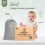 Original Baby Sling Carrier Wrap Grey 6