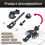 MEGAVOW 2 Pack Security Portable Door Lock Without Drilling Stainless 3
