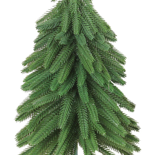 Snowless Flocked Artificial Miniature Xmas Tree for Tabletop Size L 2
