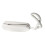 White Wired Fixed Wall Phone Hotel Small for Home Bathroom School Office 2