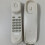 White Wired Fixed Wall Phone Hotel Small for Home Bathroom School Office 5