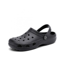 (Orange, 42) (black, 42) Unisex Adults 10001 Classic Cushioned Clogs