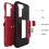 Custodia magnetica per telefono con supporto per Samsung Galaxy S21 FE 5G 4