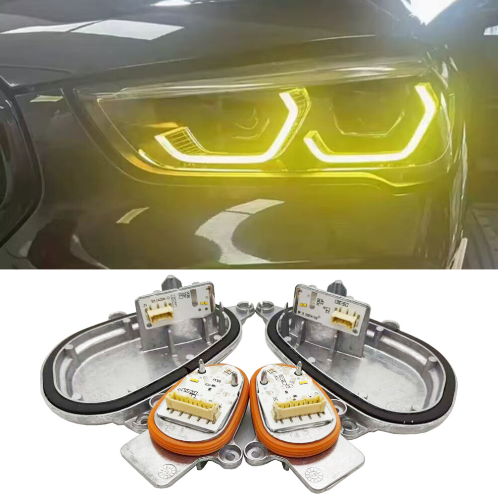 Bmw X1 F48 Led Angel Eyes Drl Head Yellow/Light 6935060552777