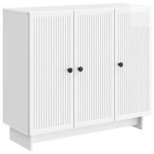 vidaXL Sideboard High Gloss White 89 x 34.5 x 80 cm Engineered Wood