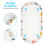 Aolso Crib Fitted Sheets 2pcs Baby Sheet Set 84x41cm Cot Bed Sheets Ba 3