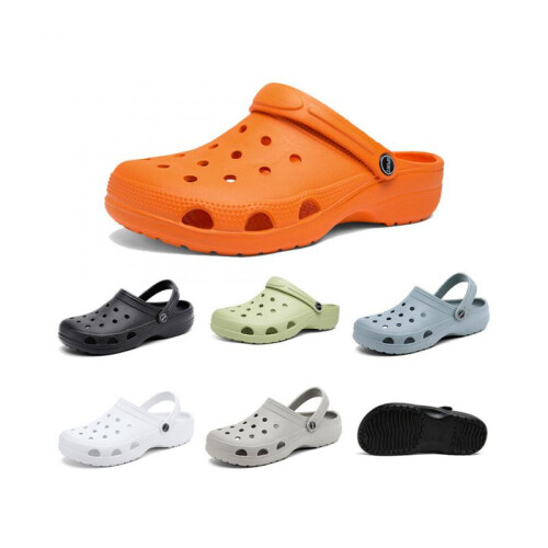 (white, 47) (black, 42) Unisex Adults 10001 Classic Cushioned Clogs 2