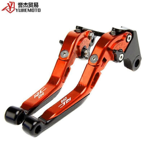Suitable For Ktm Rc200 2014-2019 Modified Cnc Adjustable, Foldable And Retractable Brake Horns 1