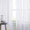 Window White Sheer Curtains 84 Inches Long 8 Panels Sheer White Curtains Clear Curtains Basic Rod Pocket Panel 5