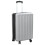 VidaXL vidaXL Suitcase Folding with Lock Silver 43 x 27 x 66 cm ABS Plastic 1