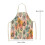 Multicolor Cactus Print Kitchen Apron, Waterproof, Multiple Sizes 2