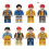 8 PCS Site Technician Technical Supervision Scaffolder Construction Worker Figures 2
