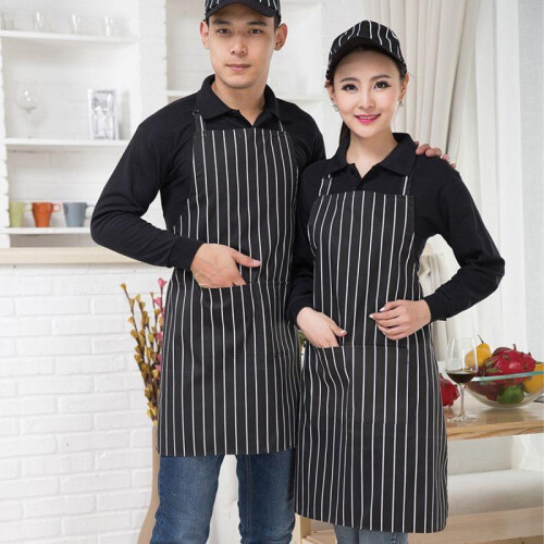 Adjustable Kitchen Organizer with Black Stripes and 2 Pockets, Polyester, Multifunctional Storage Rack 1