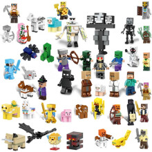45PCS My World Series Minecraft Figures - Compatible with Bricks, Custom Mini Figures for Creative Play
