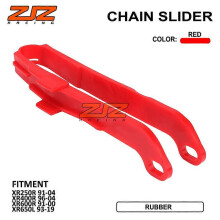 (Red)Compatible Xr250r/400R/600R/650L Off-Road Motorcycle Accessories Plastic Chain Guide Glue And Flat