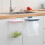 Portable Blue Plastic Hanging Bag for Kitchen Waste with Hook Holder and Sanding Pad 5
