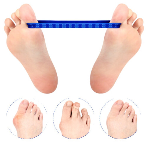 Silicone Resistance Bands - 4 Pack for Bunion Correction & Toe Stretching 1