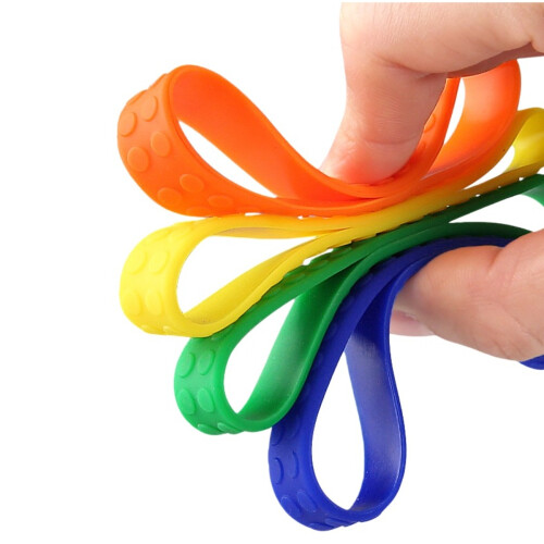 Silicone Resistance Bands - 4 Pack for Bunion Correction & Toe Stretching 2